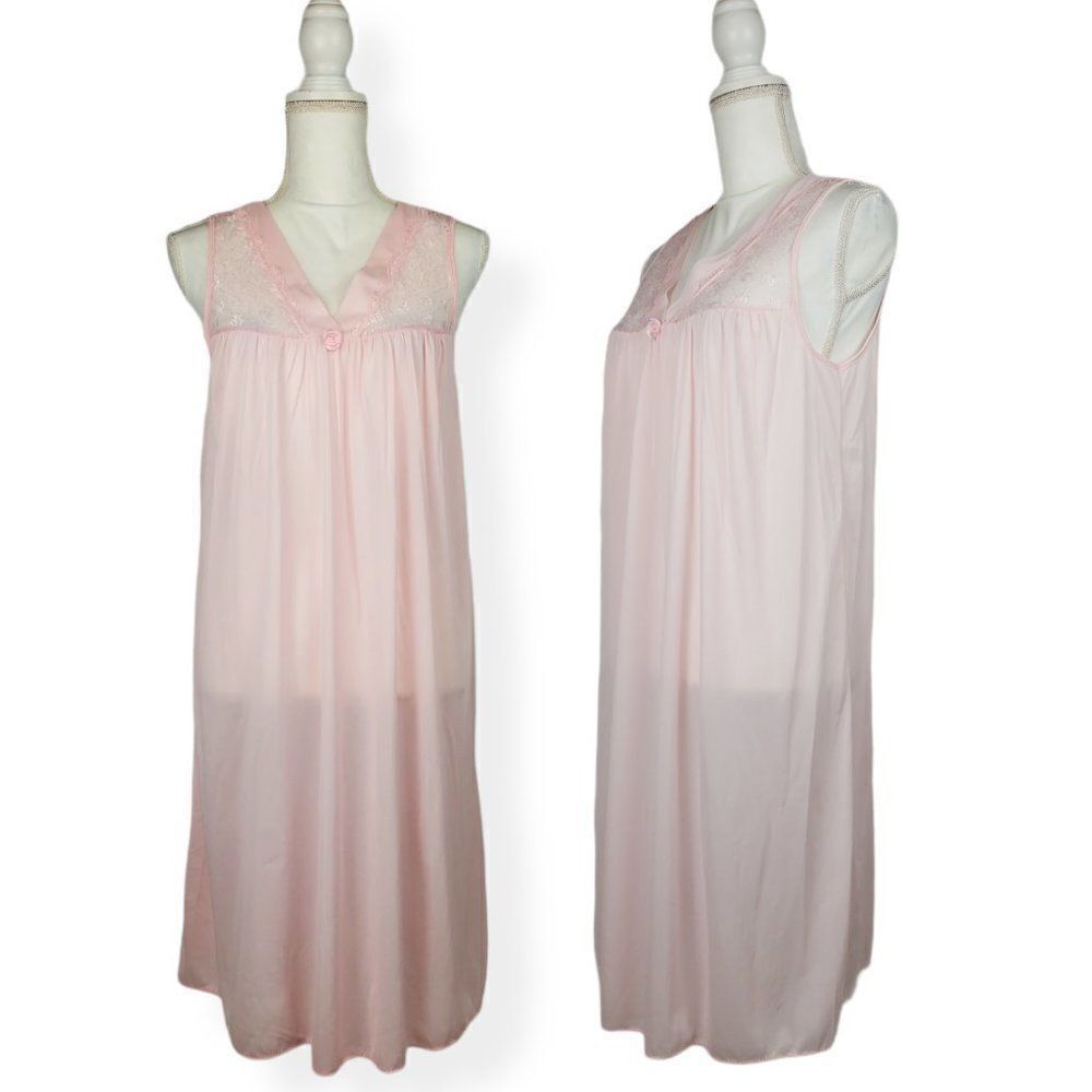 Vintage Vanity Fair Pink Nightgown